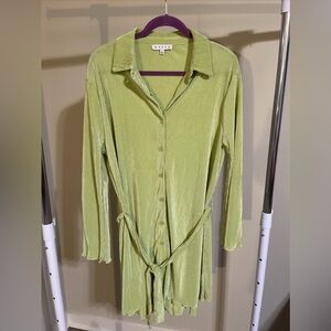 Lime green hyfve dress from Cara’s boutique